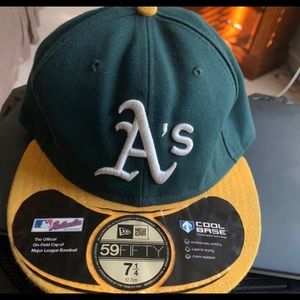 oakland A’s fitted hat 7 1/4